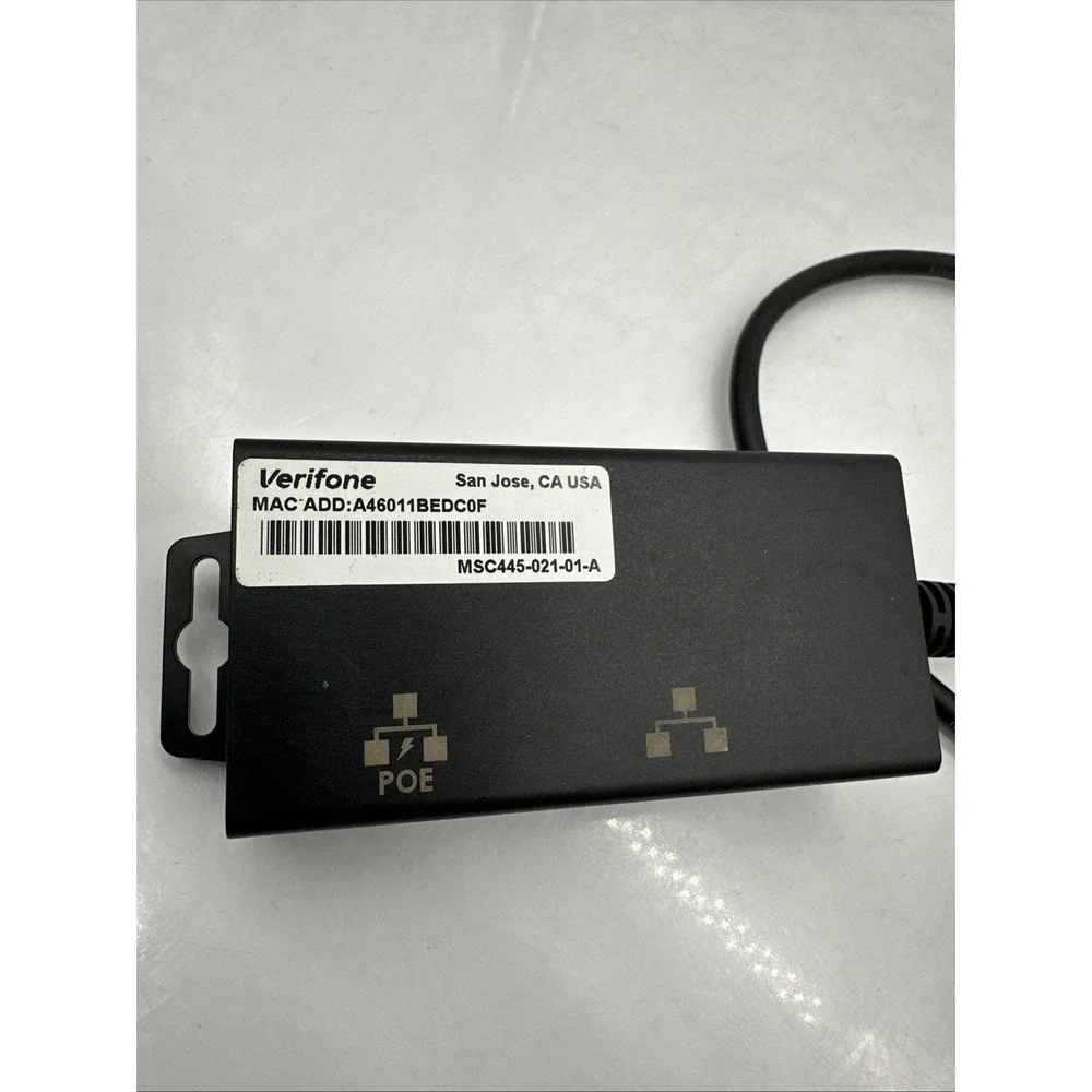 Verifone M400 WiFi/BT Credit Card Terminal Payment Reader w/ PoE Adapter